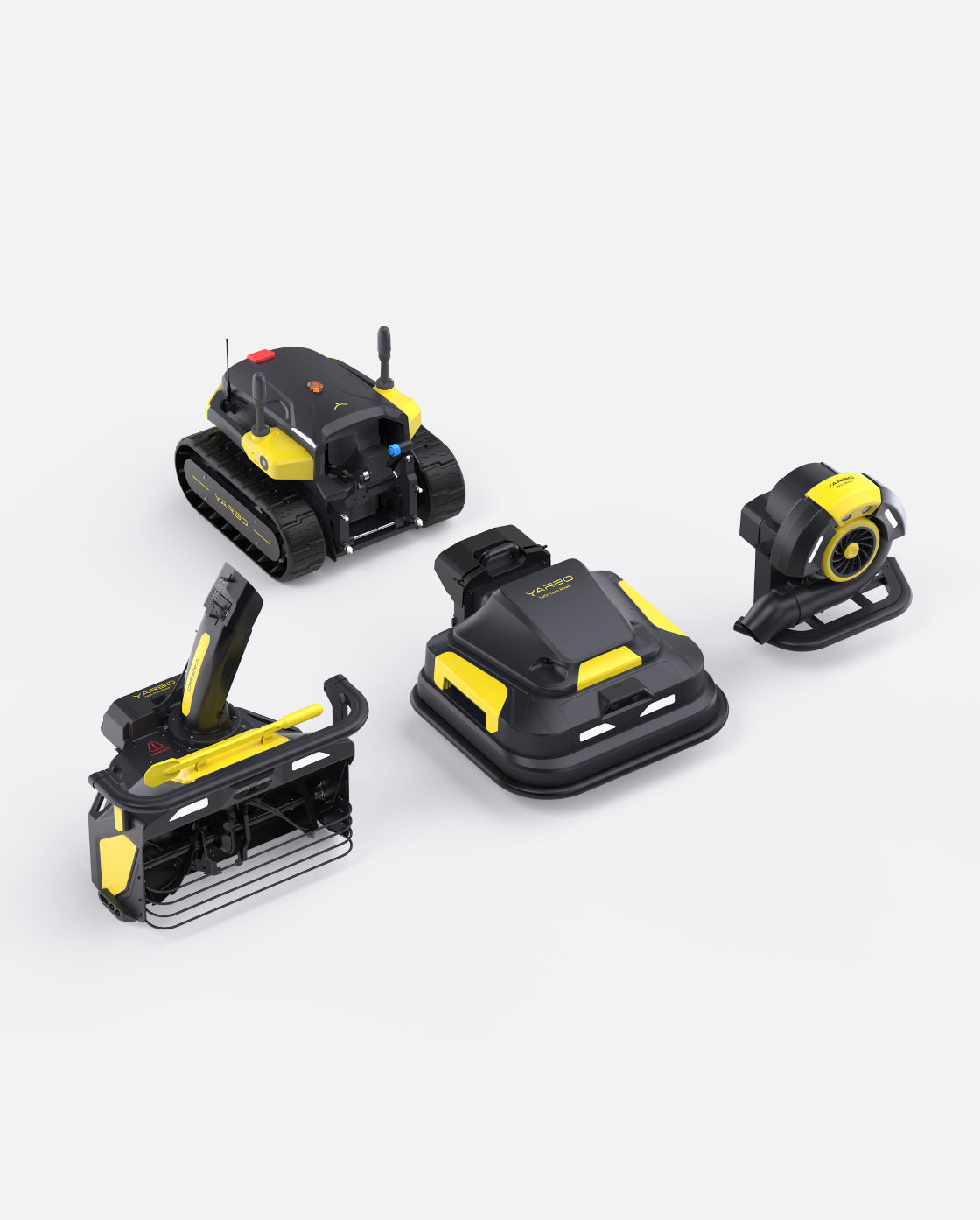 Yarbo Y40 Core with Snow Blower, Lawn Mower and Blower Modules