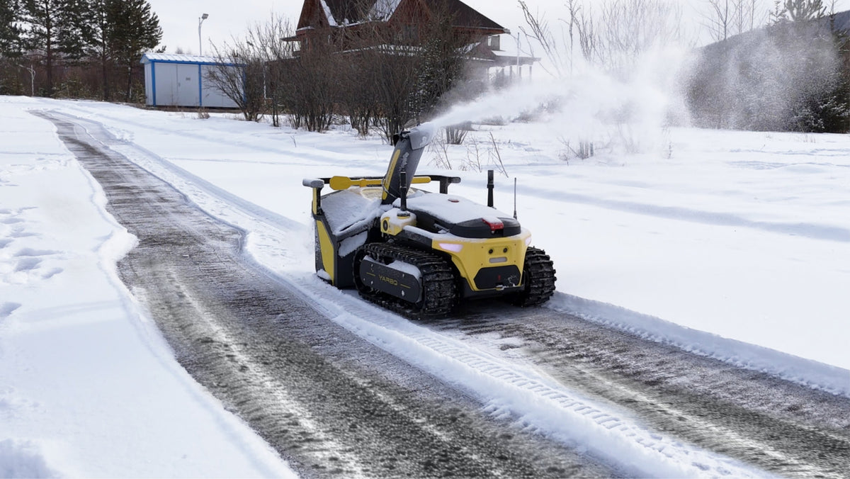 Yarbo’s autonomous snow blower robot 