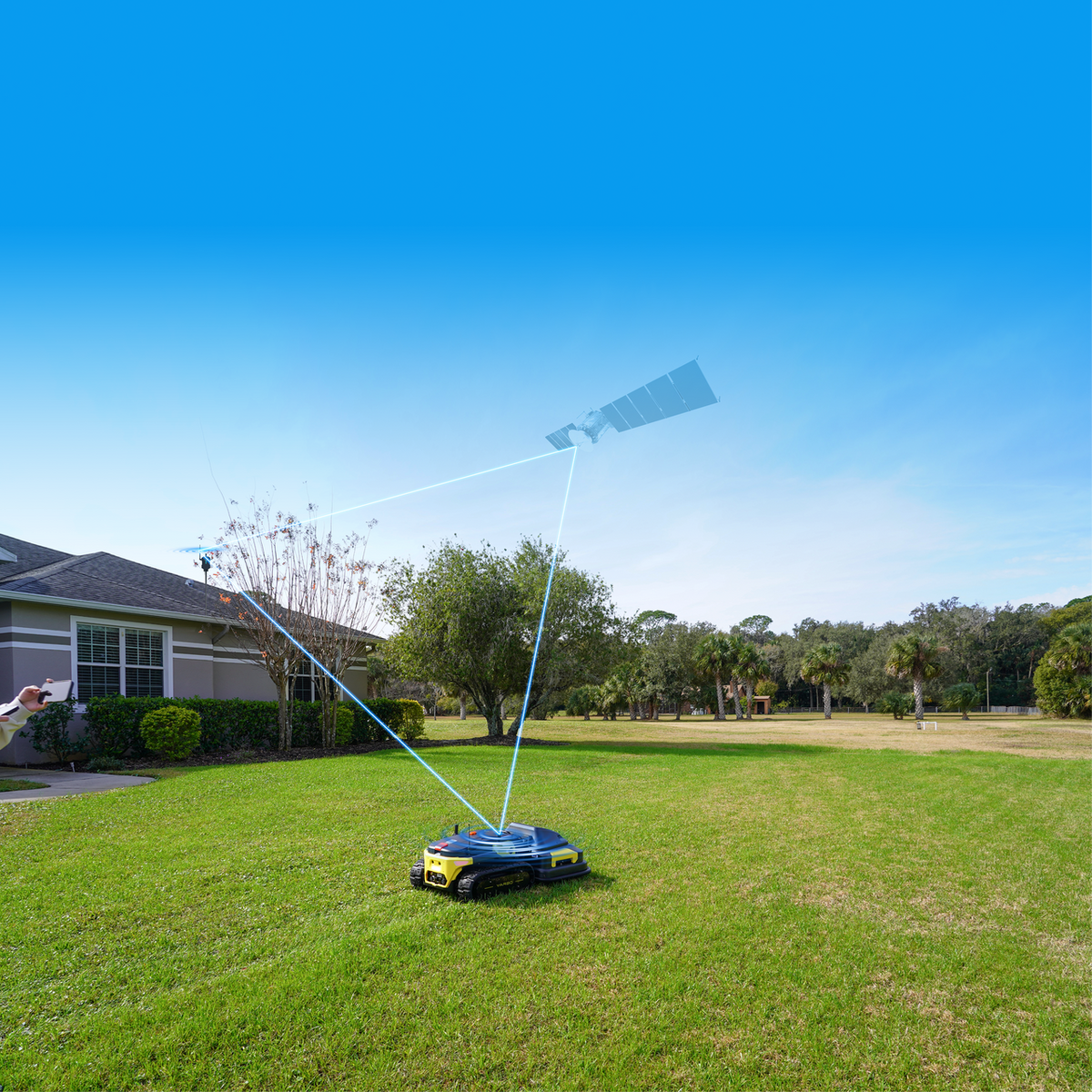 Yarbo RTK signal in my yard